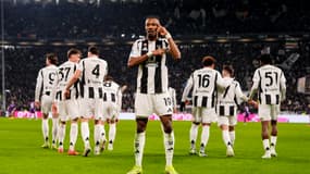 Khéphren Thuram le 29 décembre 2024 lors du match Juventus-Fiorentina