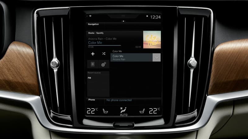 Le constructeur Volvo a annoncé que certains nouveaux modèles embarqueraient de série la plateforme de streaming musical Spotify.