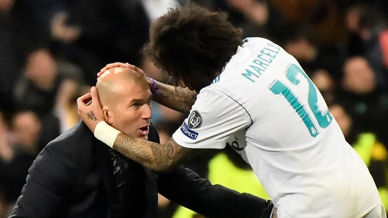Marcelo et Zidane - AFP
