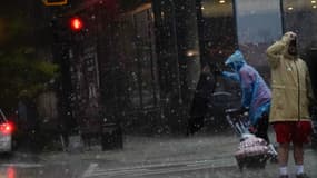 Une tempête a notamment balayé la ville de Washington lundi.