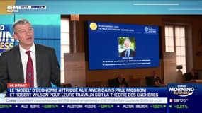 Le débat : Le prix Nobel d'économie décerné à Paul Milgrom et Robert Wilson par Emmanuel Lechypre et Nicolas Doze - 13/10