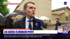 Obsèques de Bernard Pivot: le député du Rhône Alexandre Portier présent à la cérémonie