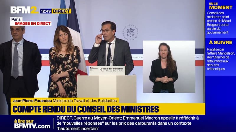 "La loi que nous présentons est une loi qui respecte l'essence même du 1er-mai", assure Jean-Pierre Farandou