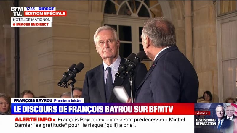 François Bayrou exprime son 