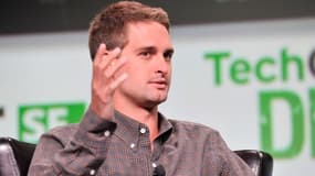 Evan Spiegel, PDG de Snapchat.