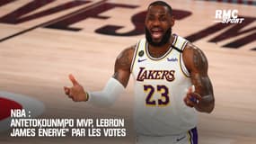 NBA : Antetokounmpo MVP, Lebron James "énervé" par les votes