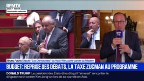 Taxe Zucman: "Je ne suis pas sûr qu'il y ait un accord" entre le PS et Sébastien Lecornu, confie Bruno Fuchs, porte-parole du Modem