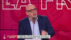 "Permettre à tous les Français de profiter de la flamme olmypique... c'est ça la France !" - 21/02