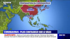 Comment s'est propagé le coronavirus, désormais plus contagieux que le SRAS ?