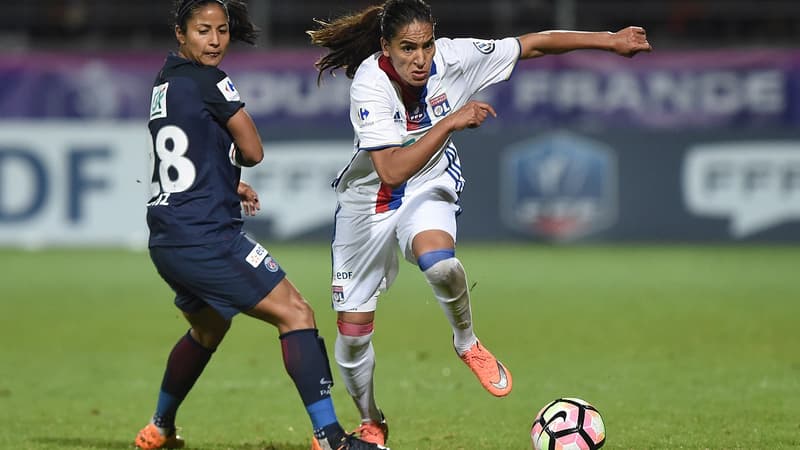Shirley Cruz (PSG)n et Amel Majri (OL)