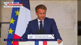 "Jean-Paul Belmondo, c'est un peu nous en mieux": Emmanuel Macron rend hommage à l'acteur