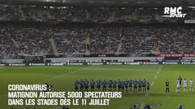Coronavirus: Matignon autorise 5000 spectateurs dans les stades dès le 11 juillet