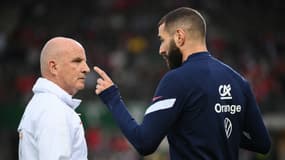Guy Stephan et Karim Benzema