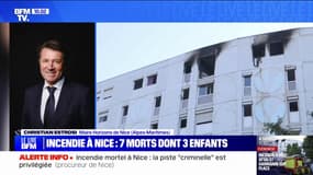 "Il s'agit d'une famille que je connaissais très bien": Christian Estrosi réagit à l'incendie mortel à Nice