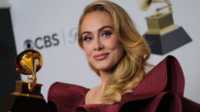 La chanteuse Adele lors des Grammy Awards à Los Angeles le 5 février 2023.
