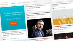 Après l'arrêt de son navigateur social, Rockmelt proposait des applications d'agrégateurs de flux pour smartphones et tablettes.