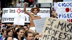 Les sages-femmes ont gagné de longue lutte lea revalorisation de leurs droits. Ici, une manifestation en octobre 2011.