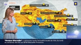 Météo Bouches-du-Rhône: une journée très ensoleillée, jusqu'à 33°C à Marseille