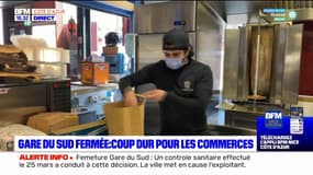 Nice: un coup dur pour les commerces après la fermeture de la Gare du Sud