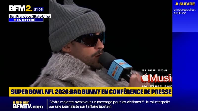 Bad Bunny, tête d'affiche du spectacle de la mi-temps du Super Bowl, s'exprime avant le show