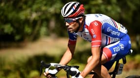 Le Français Thibaut Pinot lors de la 10e étape du Tour de France entre Le Château-d'Oléron et Saint-Martin-de-Ré, le 8 septembre 2020 