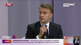 Emmanuel Macron : "Les drones peuvent être détruits"