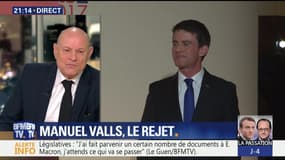 Législatives: Manuel Valls rejeté par En Marche!