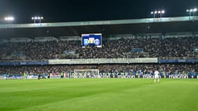 Les supporters de l'AJ Auxerre en 2023.