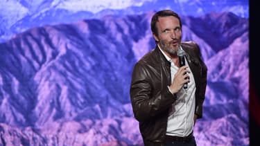 Stéphane Rotenberg lors d'une conférence de presse du groupe M6, le 5 septembre 2017