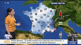 La météo pour ce mardi 24 juillet 2018