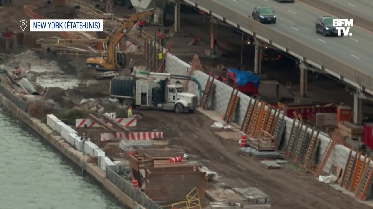 To protect against rising waters, New York City is building a wall