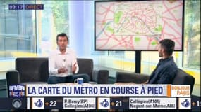 Un Parisien recrée en courant la carte du métro en GPS drawing: "j'ai commencé en début d'année, ça m'a pris six mois"
