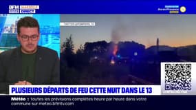 Bouches-du-Rhône: plusieurs départs de feu cette nuit