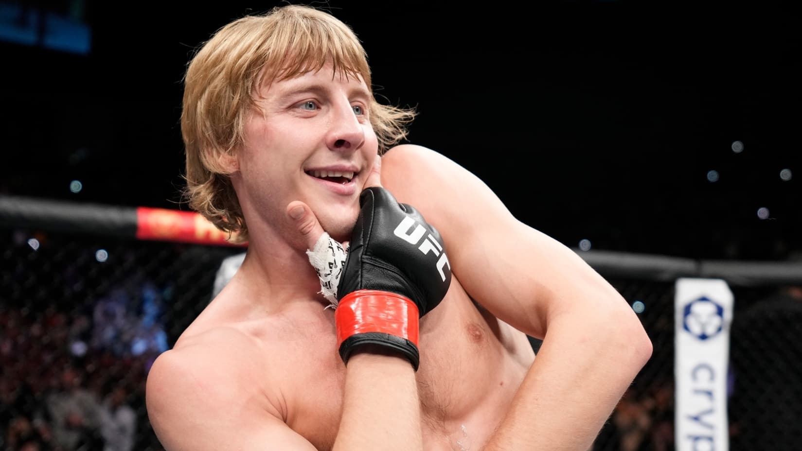 Paddy Pimblett lors de son deuxième combat à l'UFC en mars 2022
