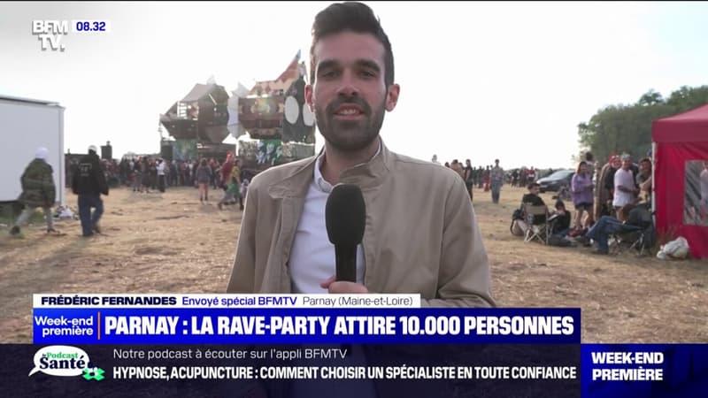 Parnay: la rave-party touche à sa fin, les 10.000 fêtards vont repartir