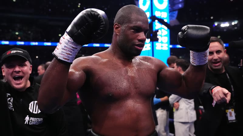 Daniel Dubois après sa victoire contre Anthony Joshua le 21 septembre 2024