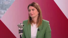 La secrétaire nationale des Écologistes, Marine Tondelier, le 20 février 2025 