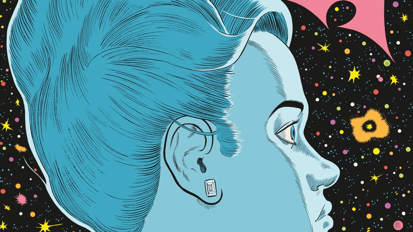 Couverture de "Monica" de Daniel Clowes, qui a reçu le Fauve d'or du meilleur album de l'année au Festival d'Angoulême 2024 Couverture de "Monica" de Daniel Clowes, qui a reçu le Fauve d'or du meilleur album de l'année au Festival d'Angoulême 2024