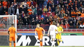 Des supporters pendant le match Pays-Bas - Lettonie, à Amsterdam le 27 mars 2021