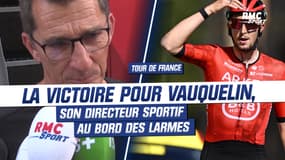 Tour de France : La victoire pour le jeune Vauquelin, son directeur sportif au bord des larmes