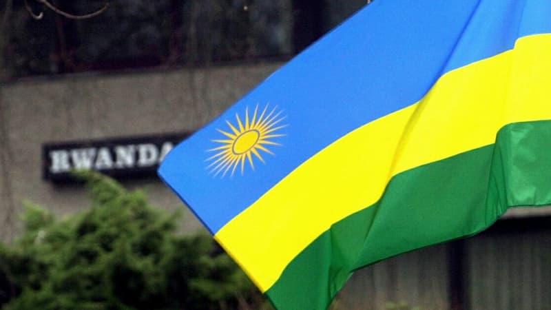 Le drapeau du Rwanda (illustration)