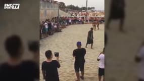 Ronnie régale toujours au foot-volley