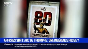 Affiches collées sur l’Arc de Triomphe: la piste d'une ingérence pro-russe étudiée