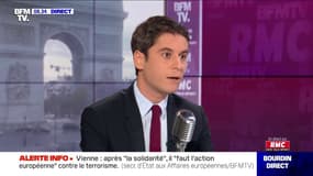 Attaque à Vienne: pour Gabriel Attal, "il y a une solidarité" européenne face au terrorisme