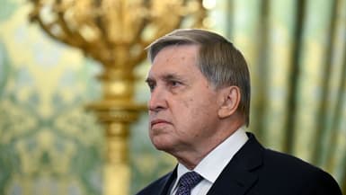 Le diplomate russe Iouri Ouchakov à Moscou le 7 août 2025