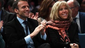 Brigitte et Emmanuel Macron, le 18 octobre 2016.