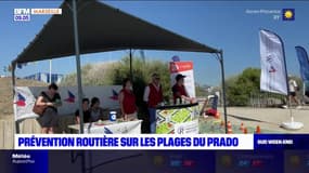 Marseille: opération de prévention routière sur les plages du Prado