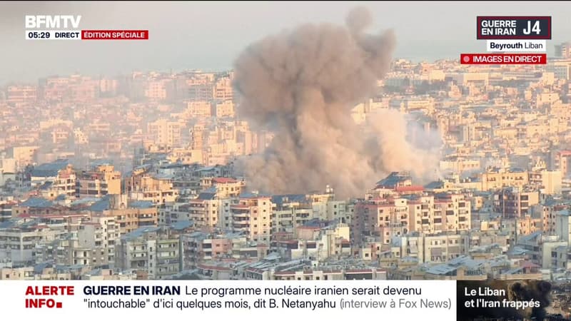 Guerre au Moyen-Orient: de nouvelles explosions entendues à Beyrouth (Liban)