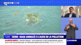 Pollution de la Seine pour les JO: "On n'a pas été trop ambitieux" rétorque Pierre Rabadan, adjoint au sport de la mairie de Paris