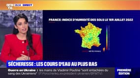 Sécheresse: vers un mois de juillet historiquement sec, les cours d'eau au plus bas